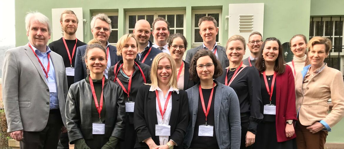 NEW_LIVES Mitarbeiterinnen und Mitarbeiter bei der Tagung "Towards Genomic Newborn Screening in Germany" im März 2024 im Internationalen Wissenschaftsforum Heidelberg (IWH)